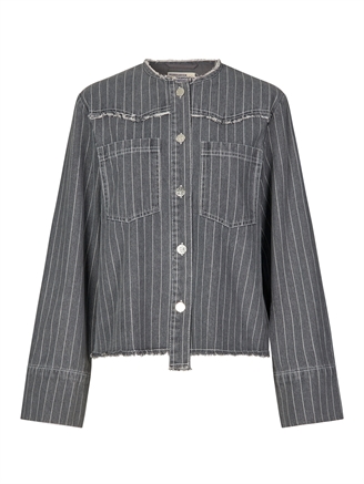 Baum und Pferdgarten Bo Jakke Grey Pinstripe Denim